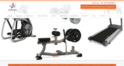 Desktop Screenshot of gymequipmentsmanufacturers.com